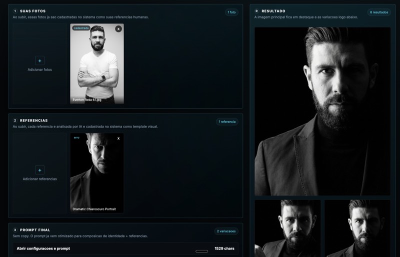 Gerador de Imagens Profissionais